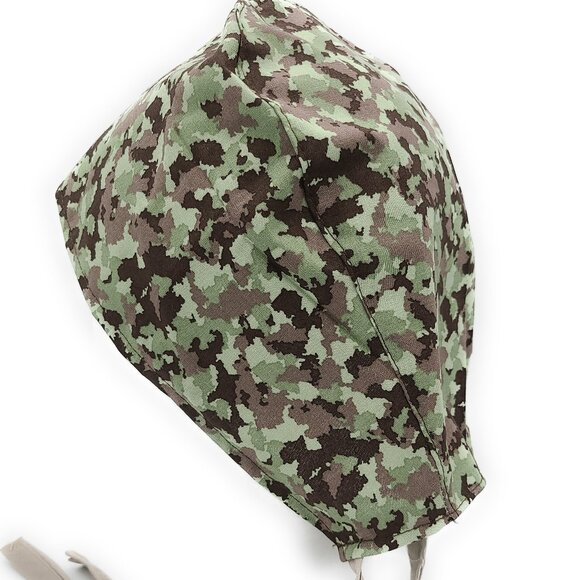Digital urban camo camouflage Surgical Scrub Cap Medical Hospital Cap - Picture 1 of 4